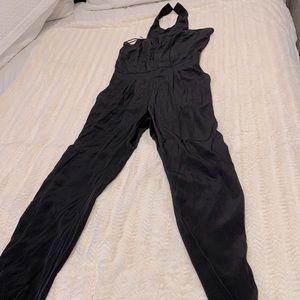 Express Black Sleeveless Jumpsuit NEW